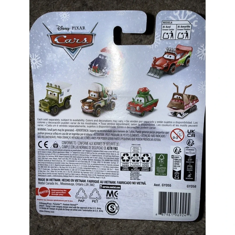 Disney Pixar Cars Sally - 2022‎ Holiday Edition